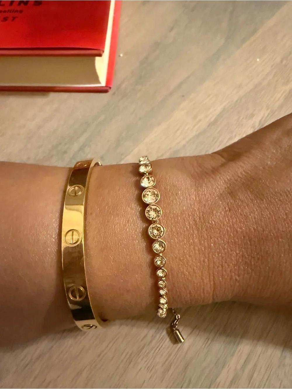 Swarovski rose Gold-Tone Crystal Imber Emily Bracelet
